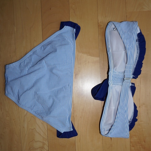 Lauren James Seersucker Swimsuit - Picture 2 of 2